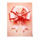 Пакет с принтом в виде банта с вырубной ручкой (30х40 см) - Сима-Ленд - купить с доставкой в Новокуйбышевске