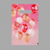 Пакет «Праздничные шары» с вырубной ручкой (20х30 см) - UPAK LAND - купить с доставкой в Новокуйбышевске