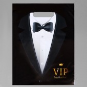 Пакет «Смокинг VIP» полиэтиленовый с вырубной ручкой (30х40 см) - UPAK LAND - купить с доставкой в Новокуйбышевске