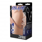 Кольцо на пенис с анальным стимулятором Two Bead Stainless Steel Anal Hook   Cock Ring - BlueLine - в Новокуйбышевске купить с доставкой