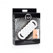 Комплект из 6 прозрачных эрекционных колец Ring Master Custom Ball Stretcher Kit - XR Brands - в Новокуйбышевске купить с доставкой