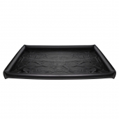 Черная виниловая простынь с надувными краями Nuru Inflatable Vinyl Massage Sheet - XR Brands - купить с доставкой в Новокуйбышевске