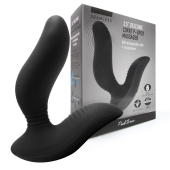 Черный вибромассажер простаты 3,5’’ Curve P-spot Massager - 12 см. - Erokay - в Новокуйбышевске купить с доставкой