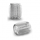 Прозрачная насадка с шипами STAY HARD COCK SLEEVE 01 CLEAR - Blush Novelties - в Новокуйбышевске купить с доставкой