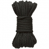 Черная верёвка для связывания и фиксации Bind Tie - 9,14 м. - Doc Johnson - купить с доставкой в Новокуйбышевске