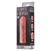 Фаллоудлинитель SUPER HERO Dewil - 17,5 см. - Lola Games - в Новокуйбышевске купить с доставкой