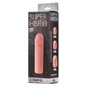 Фаллоудлинитель SUPER HERO Tempter - 16 см. - Lola Games - в Новокуйбышевске купить с доставкой