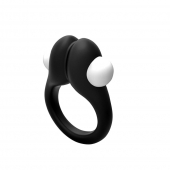 Черное эрекционное кольцо Zippy Vibrating Ring With Bullet - Adrien Lastic - в Новокуйбышевске купить с доставкой
