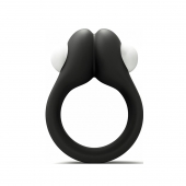 Черное эрекционное кольцо Zippy Vibrating Ring With Bullet - Adrien Lastic - в Новокуйбышевске купить с доставкой