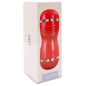 Двусторонний мастурбатор в колбе Cleo - вагина и ротик - Boys of Toys - в Новокуйбышевске купить с доставкой