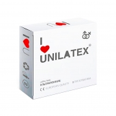 Ультратонкие презервативы Unilatex Ultra Thin - 3 шт. - Unilatex - купить с доставкой в Новокуйбышевске