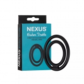 Черное двойное эрекционное кольцо Nexus Enduro Double - Nexus Range - в Новокуйбышевске купить с доставкой
