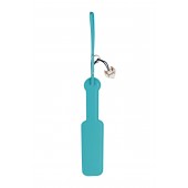 Голубой кожаный пэддл - 37 см. - Pecado - купить с доставкой в Новокуйбышевске