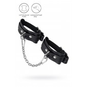 Черные мини-оковы со скруглёнными углами - Pecado - купить с доставкой в Новокуйбышевске