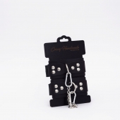 Черные кожаные наручники с регулируемыми ремешками - Crazy Handmade - купить с доставкой в Новокуйбышевске