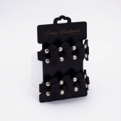 Черные кожаные оковы из звеньев - Crazy Handmade - купить с доставкой в Новокуйбышевске