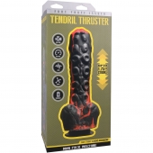 Черно-красная мини-машина на присоске Tendril Thruster - 21,6 см. - Doc Johnson - купить с доставкой в Новокуйбышевске