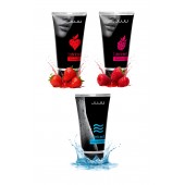 Набор из 3 лубрикантов JUJU (увлажняющий, клубника, малина) - JuJu - купить с доставкой в Новокуйбышевске