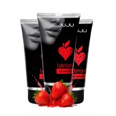 Набор из 3 съедобных лубрикантов JUJU со вкусом клубники - JuJu - купить с доставкой в Новокуйбышевске