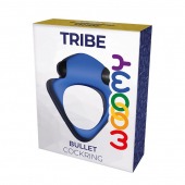 Синее эрекционное кольцо Wooomy Tribeс с вибрацией - Adrien Lastic - в Новокуйбышевске купить с доставкой