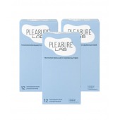 Набор из 3 упаковок ультратонких презервативов Pleasure Lab (по 12 шт.) - Pleasure Lab - купить с доставкой в Новокуйбышевске