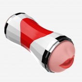 Двусторонний мастурбатор в колбе Power Grip Cup - вагина и ротик - Boys of Toys - в Новокуйбышевске купить с доставкой