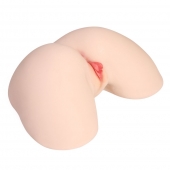 Мастурбатор-полуторс с двойным слоем материала и вибрацией Jenny Onahole Real Hips - KOKOS - в Новокуйбышевске купить с доставкой