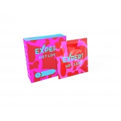 Презервативы с разогревающим эффектом Expert Hot Love - 3 шт. - Expert - купить с доставкой в Новокуйбышевске