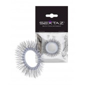 Круглое эрекционное кольцо с «ресничками» - Sextaz - в Новокуйбышевске купить с доставкой