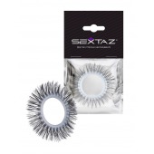 Круглое эрекционное кольцо с длинными «ресничками» - Sextaz - в Новокуйбышевске купить с доставкой