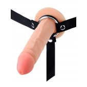 Мужской полый страпон на регулируемых ремнях - 18,5 см. - Sex Expert - купить с доставкой в Новокуйбышевске