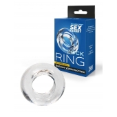 Прозрачное эрекционное кольцо-бублик - Sex Expert - в Новокуйбышевске купить с доставкой