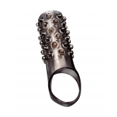 Дымчатая насадка на пенис с выпуклостями - 12 см. - Sex Expert - в Новокуйбышевске купить с доставкой