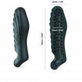 Серая силиконовая насадка на пенис с подхватом Manwan Ryzer - Manwan - в Новокуйбышевске купить с доставкой