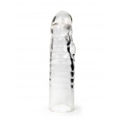 Прозрачная закрытая насадка на член - 15 см. - Sex Expert - в Новокуйбышевске купить с доставкой