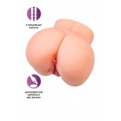 Реалистичный мастурбатор в форме попки с двумя любовными входами - No Name - в Новокуйбышевске купить с доставкой