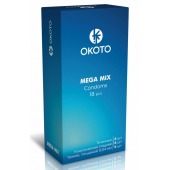 Презервативы OKOTO Mega Mix - 18 шт. - Sitabella - купить с доставкой в Новокуйбышевске