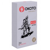Точечные презервативы OKOTO Dotted - 12 шт. - Sitabella - купить с доставкой в Новокуйбышевске