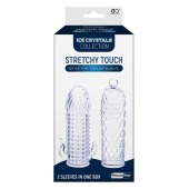 Набор из 2 прозрачных насадок на член Seductive Tickler Sleeves Set - NMC - в Новокуйбышевске купить с доставкой