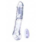 Прозрачная насадка-удлинитель Length Enhancer With Bullet с подхватом - 22,3 см. - NMC - в Новокуйбышевске купить с доставкой