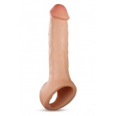 Телесная насадка-удлинитель Thrive 8.75 Inch Realistic Penis Extender Sleeve - 22,2 см. - Blush Novelties - в Новокуйбышевске купить с доставкой
