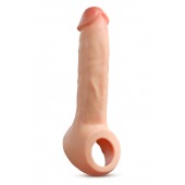 Телесная насадка-удлинитель Thrive 8.75 Inch Realistic Penis Extender Sleeve - 22,2 см. - Blush Novelties - в Новокуйбышевске купить с доставкой