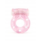 Розовое эрекционное виброкольцо с бабочкой - 1137 - в Новокуйбышевске купить с доставкой