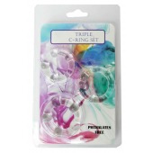 Набор из 3 эрекционных прозрачных колец - Boys of Toys - в Новокуйбышевске купить с доставкой