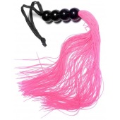 Розовая силиконовая плеть - 35,5 см. - Boys of Toys - купить с доставкой в Новокуйбышевске