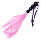 Розовая силиконовая плеть - 35,5 см. - Boys of Toys - купить с доставкой в Новокуйбышевске