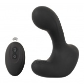 Черная анальная вибропробка с функцией расширения RC Butt Plug with 3 functions - Orion - в Новокуйбышевске купить с доставкой
