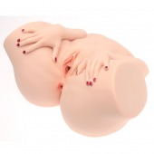 Телесный мастурбатор-полуторс Barbie - Naked Factory - в Новокуйбышевске купить с доставкой