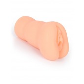 Телесный мастурбатор-вагина с 2 эрекционными кольцами в комплекте - Sexy Girl - в Новокуйбышевске купить с доставкой