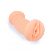 Телесный двусторонний мастурбатор с вибропулей и эрекционными кольцами в комплекте - Sexy Girl - в Новокуйбышевске купить с доставкой